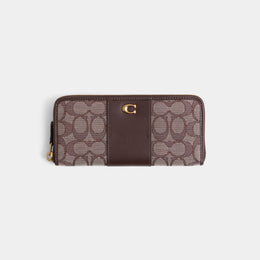 Restored Essential Slim Accordion Zip Wallet