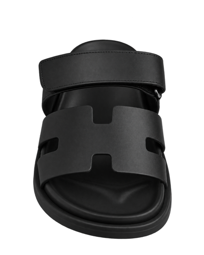 Chypre sandal in Noir