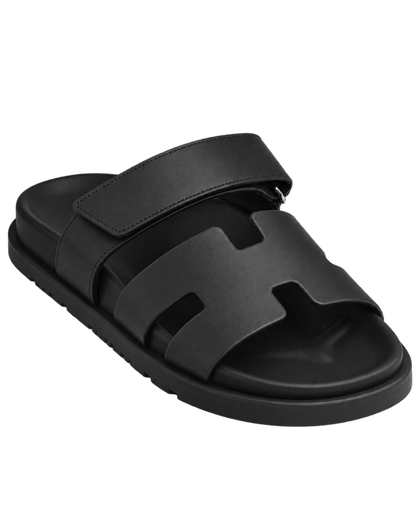 Chypre sandal in Noir