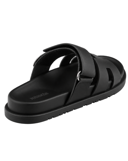 Chypre sandal in Noir
