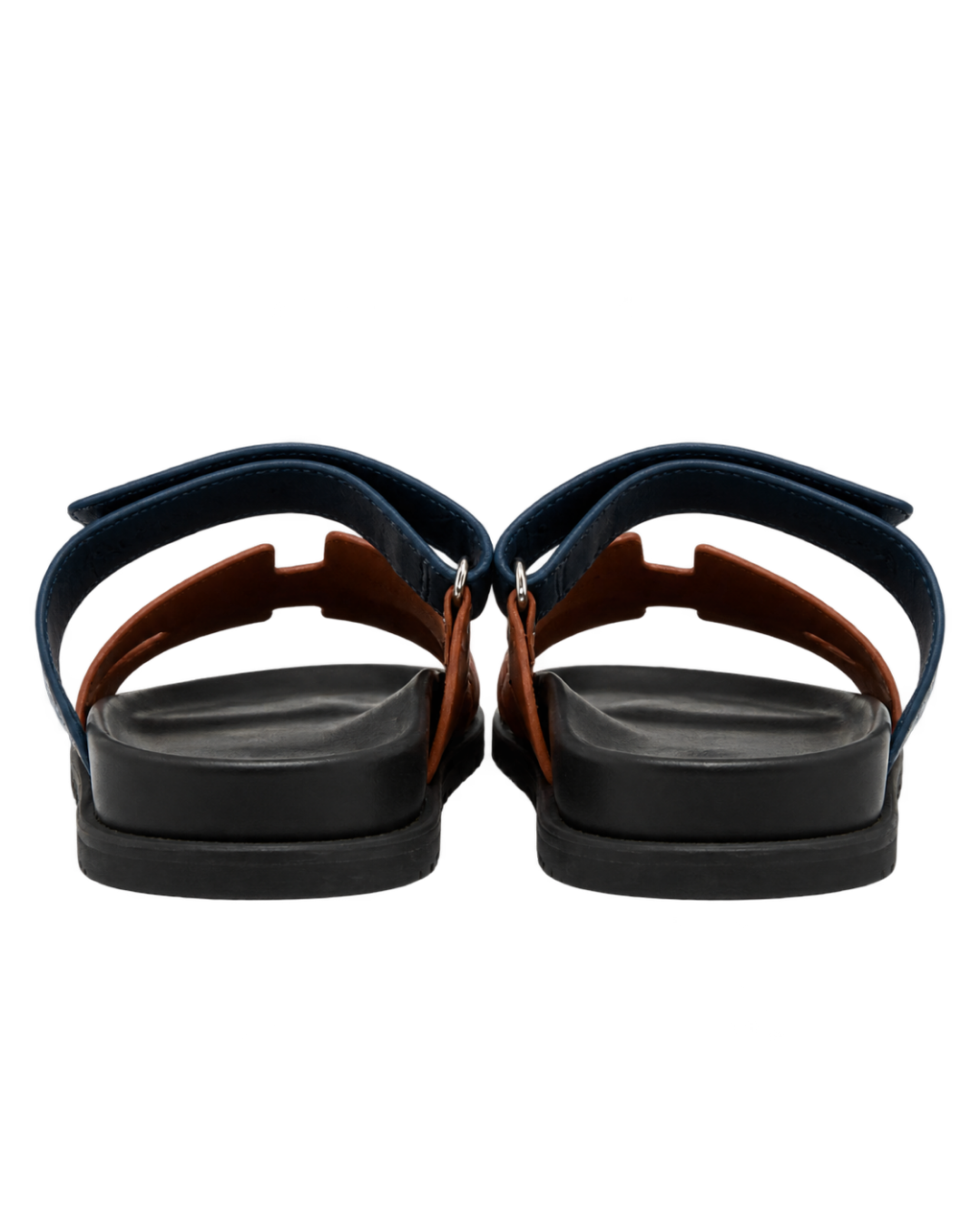 Chypre sandals in Navy &Natural