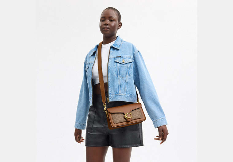 Tabby Shoulder Bag 26 In Signature Canvas