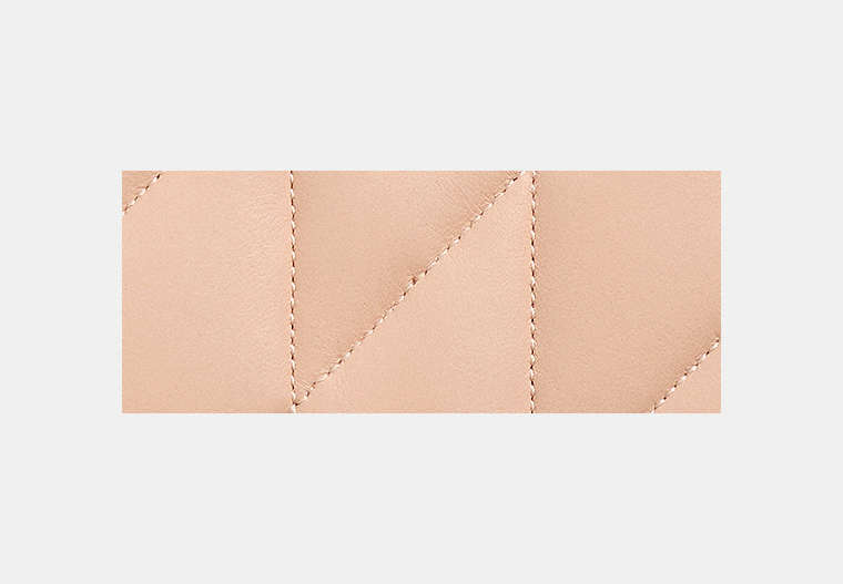 Restored Accordion Zip Wallet With Pillow Quilting
