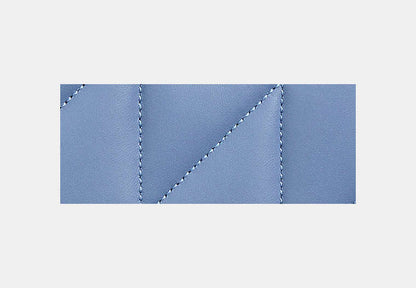 Restored Accordion Zip Wallet With Pillow Quilting