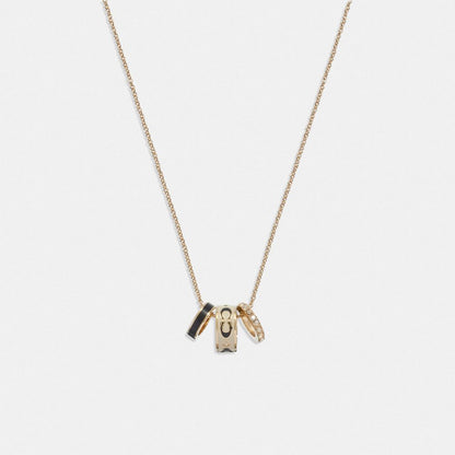 Signature Enamel Rondell Necklace