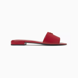 Ciabatte Slides in Saffiano Leather