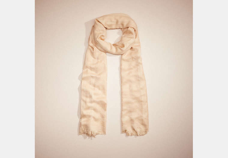 Restored Horse And Carriage Print Jacquard Stole
