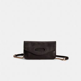 Restored Foldover Cut Out Clutch Crossbody