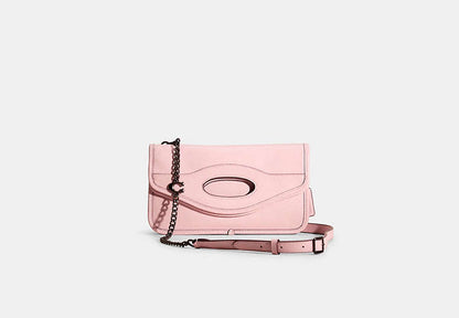 Restored Foldover Cut Out Clutch Crossbody