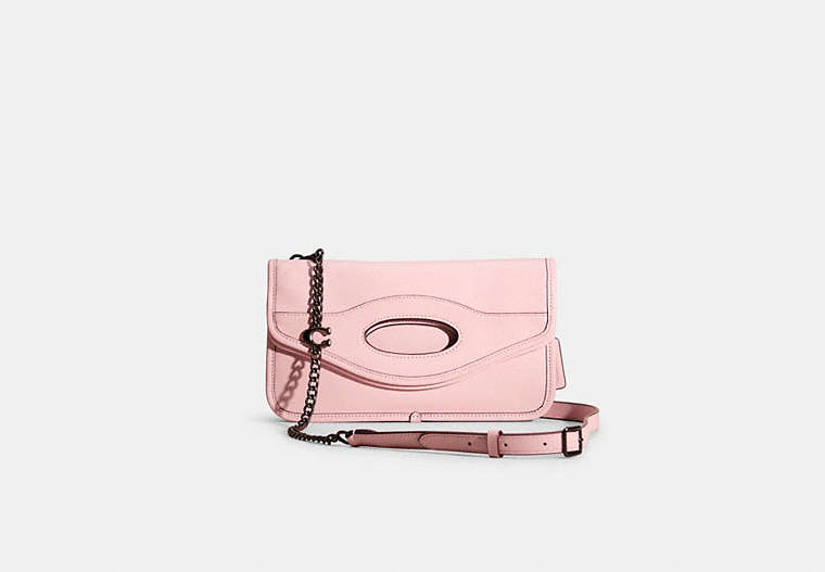 Restored Foldover Cut Out Clutch Crossbody