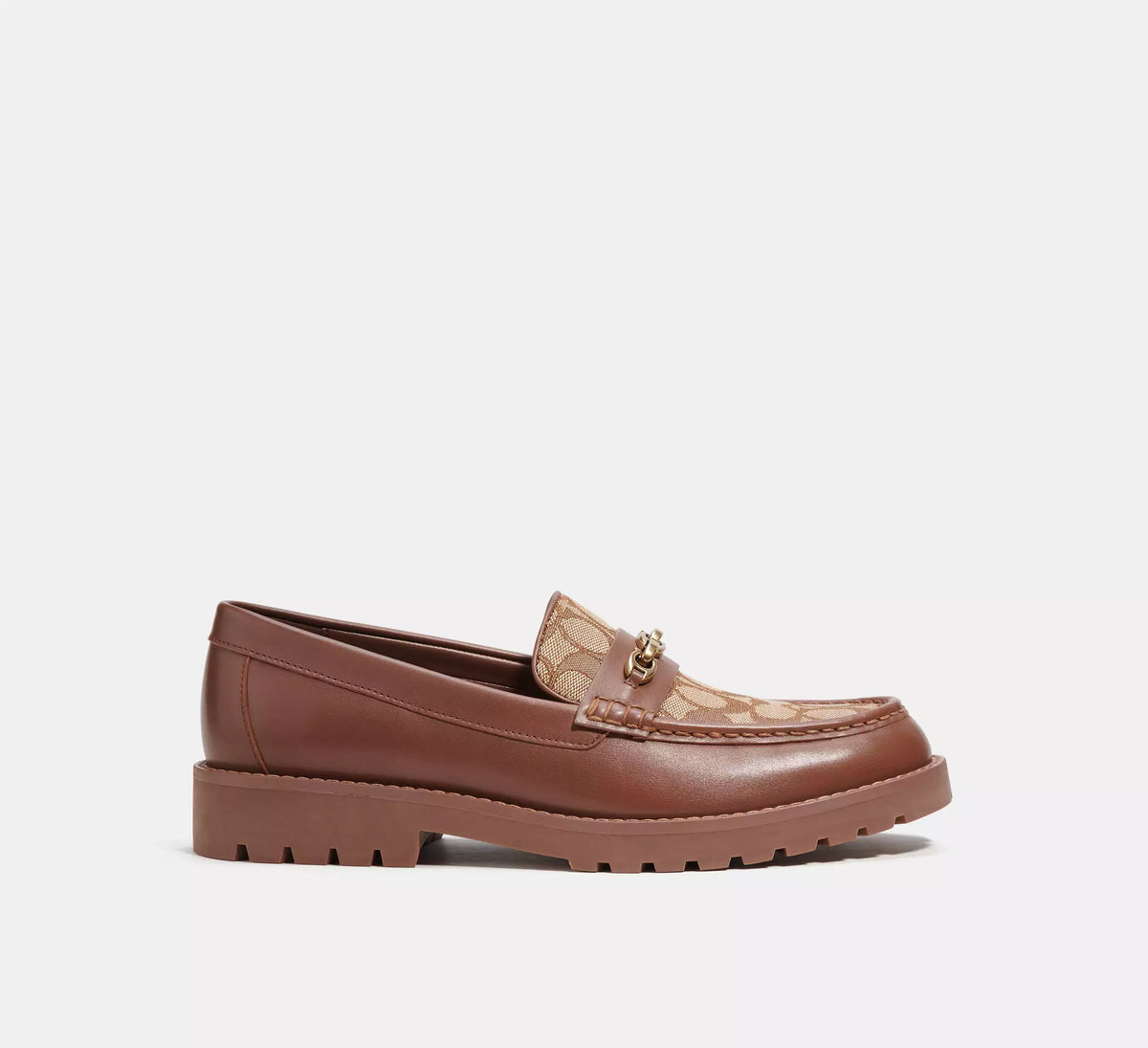 Coach Brooks Loafer In Signature Jacquard - Size: UK 7 Loafers | Shop From The Mirage