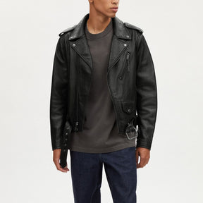 Leather Moto Jacket