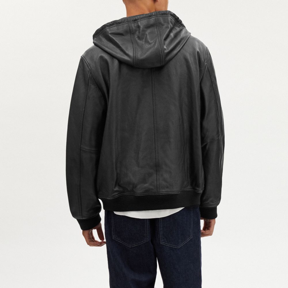 Embossed Leather Trainer