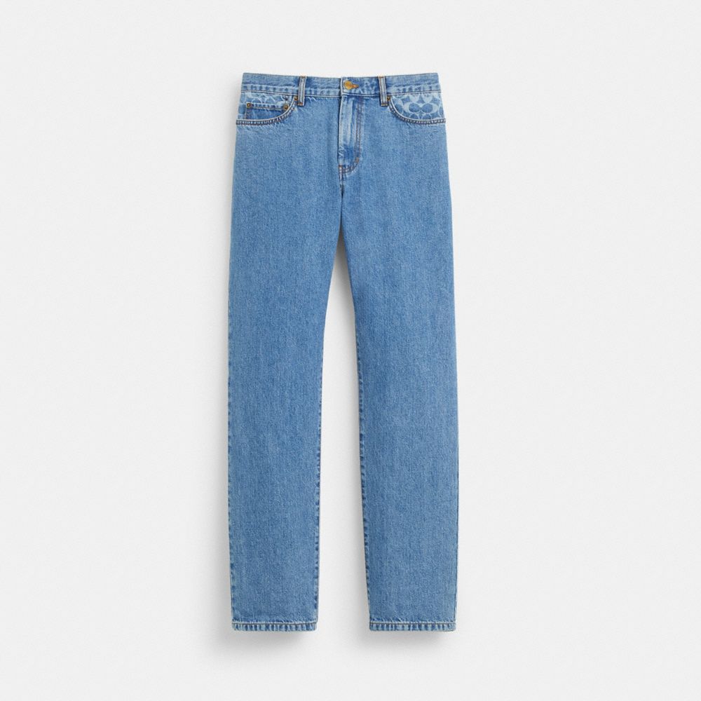 Straight Fit Denim Jeans