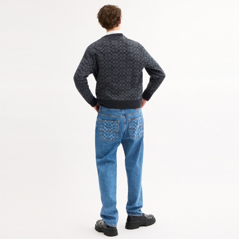 Straight Fit Denim Jeans