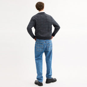 Straight Fit Denim Jeans