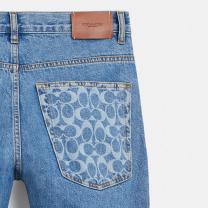 Straight Fit Denim Jeans