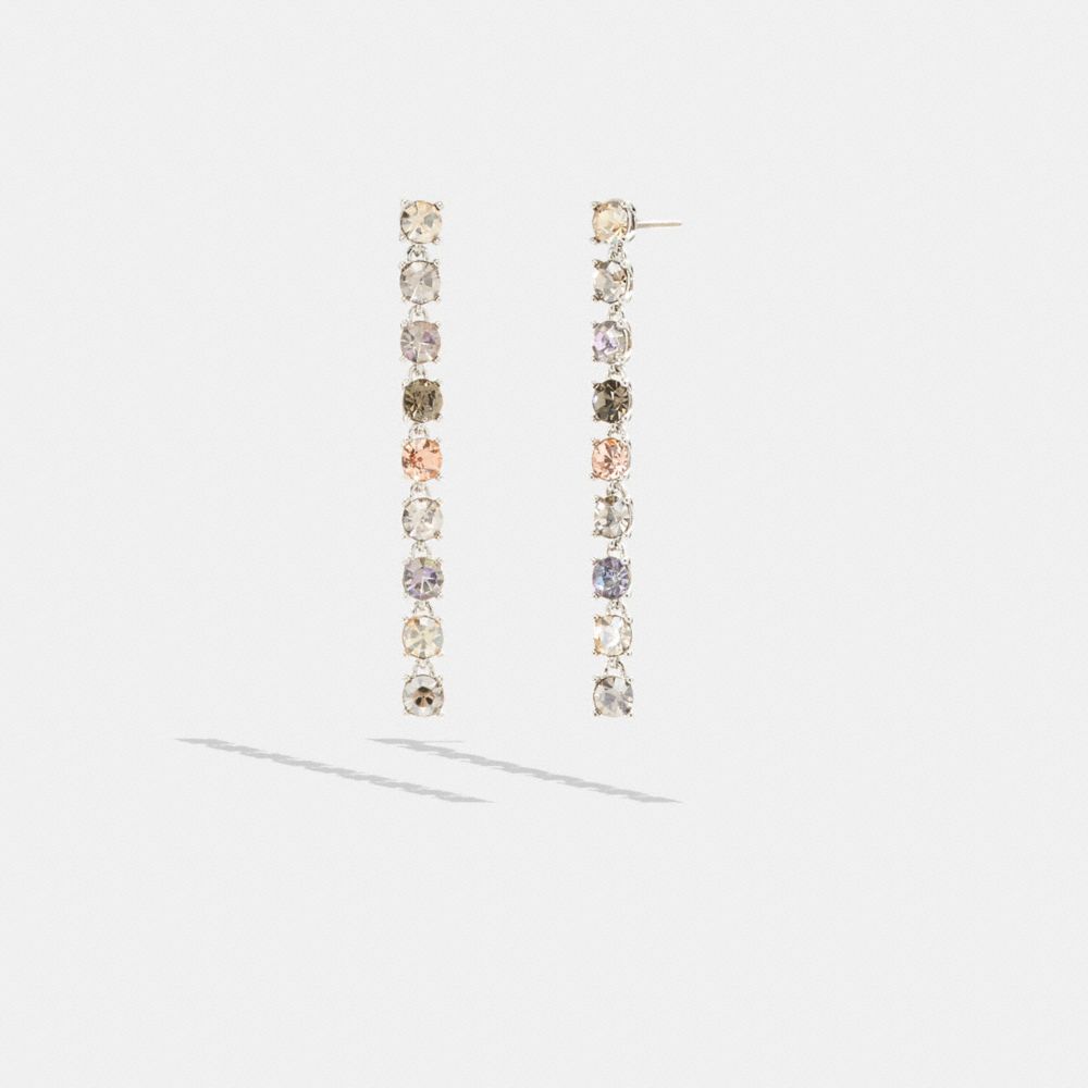 Signature Link Tennis Linear Earrings
