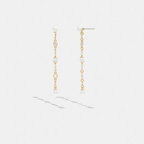 Classic Pearl Linear Earrings