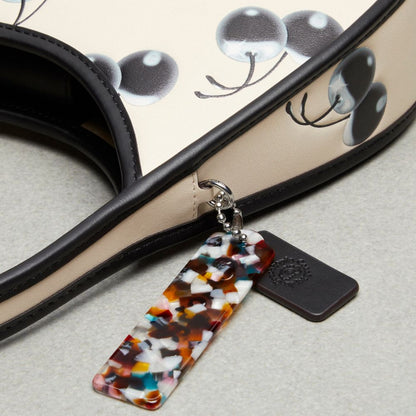Ergo Bag In Coachtopia Leather With Cherry Print