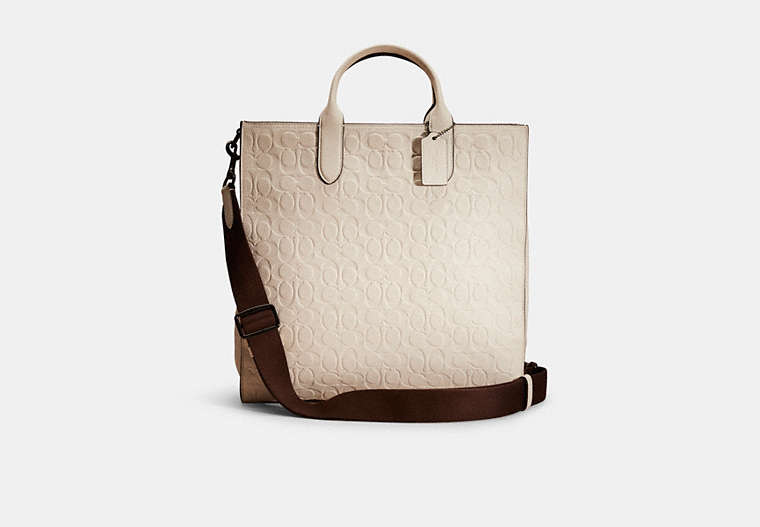 Restored Gotham Tall Tote In Signature Leather