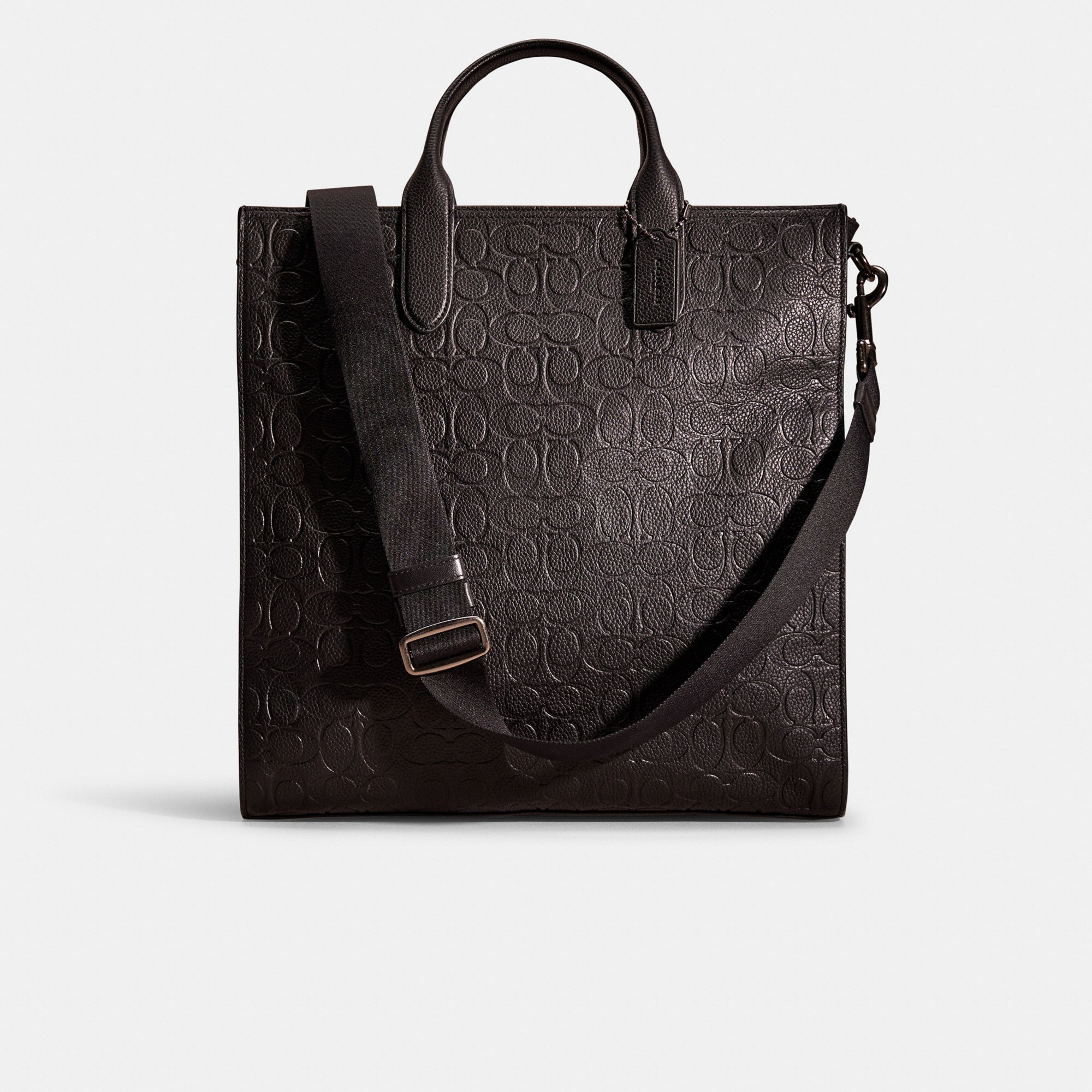 Restored Gotham Tall Tote In Signature Leather