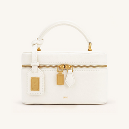Cleo Box Shape Top Handle Bag - Off-white