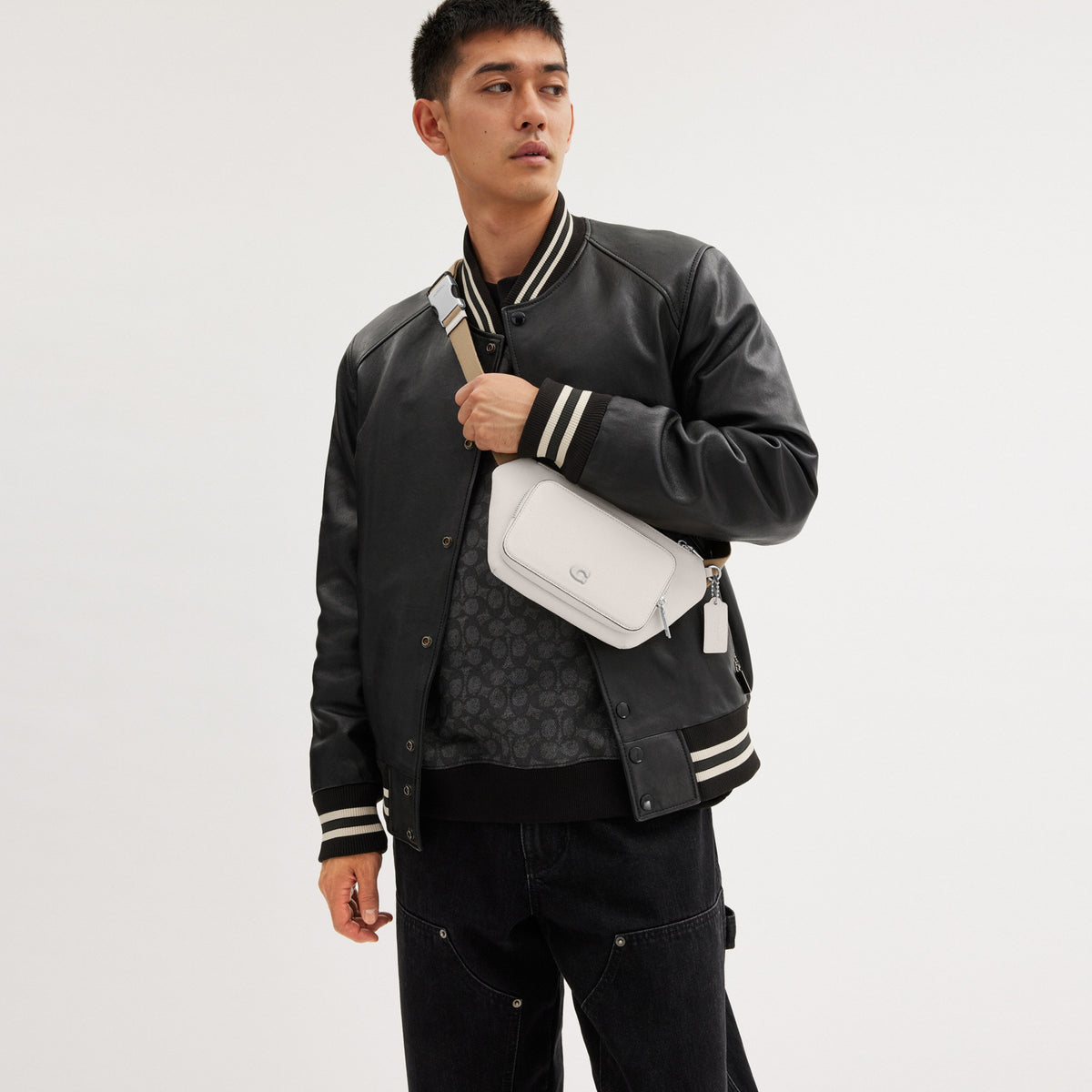 Belt Bag With Signature Canvas Interior Detail