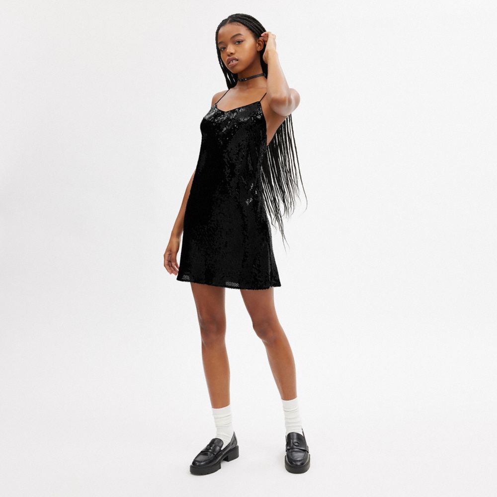 Sequin Short Cami Dress