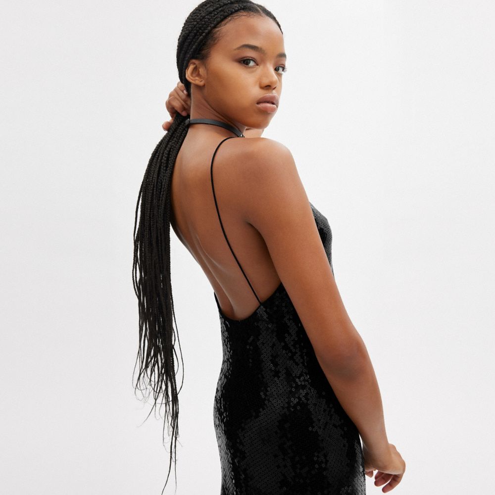Sequin Short Cami Dress