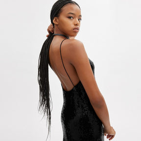 Sequin Short Cami Dress