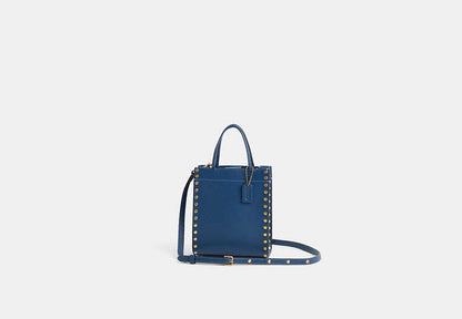Restored Mini Cashin Tote With Rivets