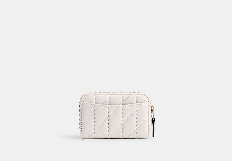 Essential Small Zip Around Card Case With Pillow Quilting