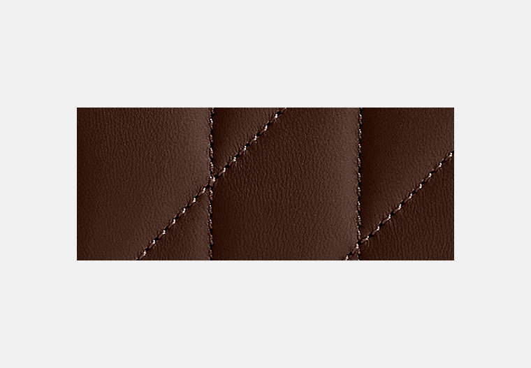 Essential Small Zip Around Card Case With Pillow Quilting