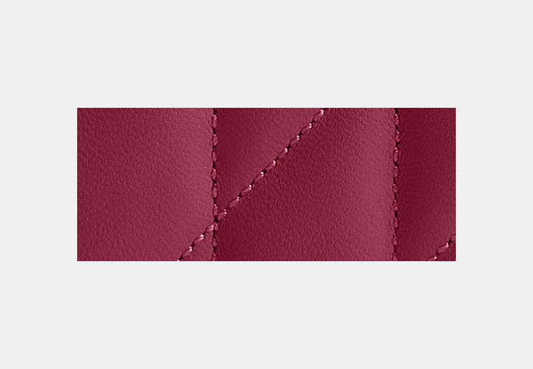 Essential Small Zip Around Card Case With Pillow Quilting