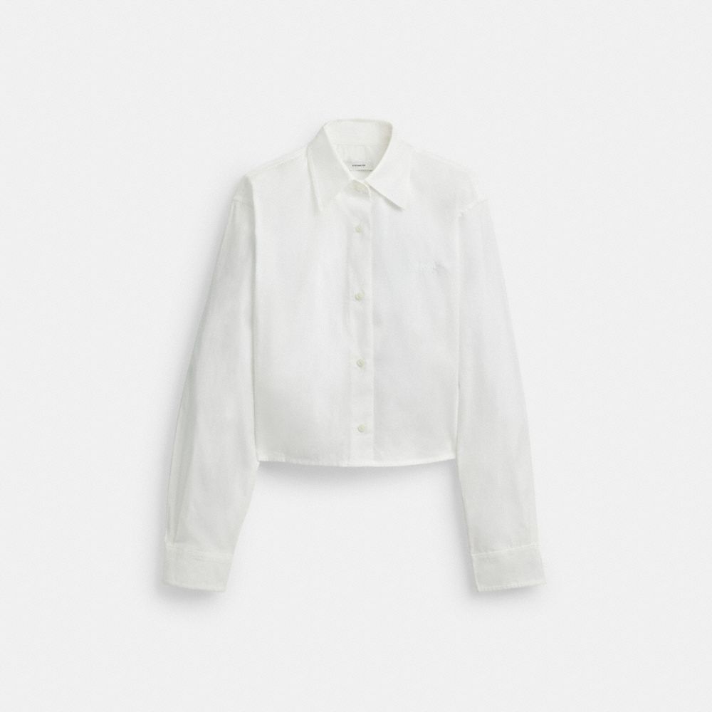 Cropped Button Up Shirt