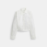 Cropped Button Up Shirt