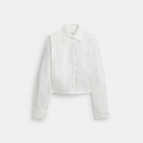 Cropped Button Up Shirt