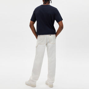 Relaxed Straight Fit Twill Carpenter Pants In Organic Cotton And Recycled Polyester