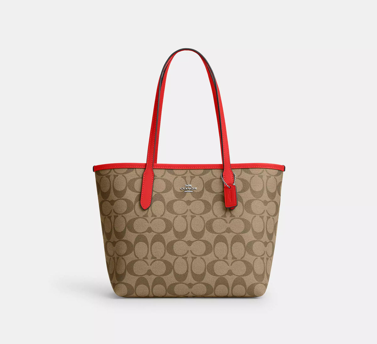 Coach Small City Tote In Signature Canvas - Bags | Shop From The Mirage