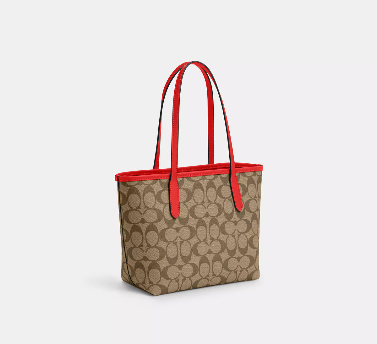 Coach Small City Tote In Signature Canvas - Bags | Shop From The Mirage