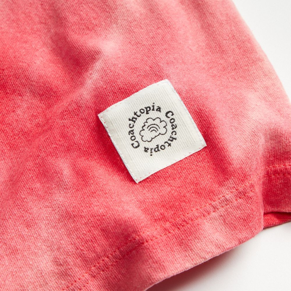 Cropped T Shirt With Floated Here To See You Print