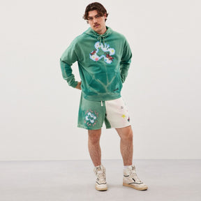 Hoodie With Floating Butterfly Print