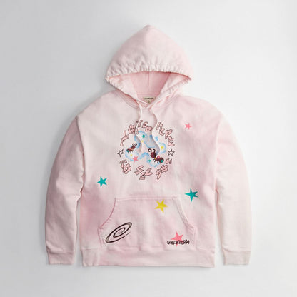 Hoodie With Floated Here To See You Print