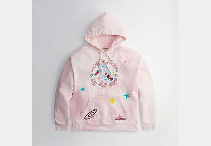Hoodie With Floated Here To See You Print