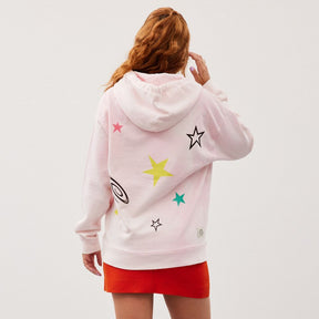 Hoodie With Floated Here To See You Print