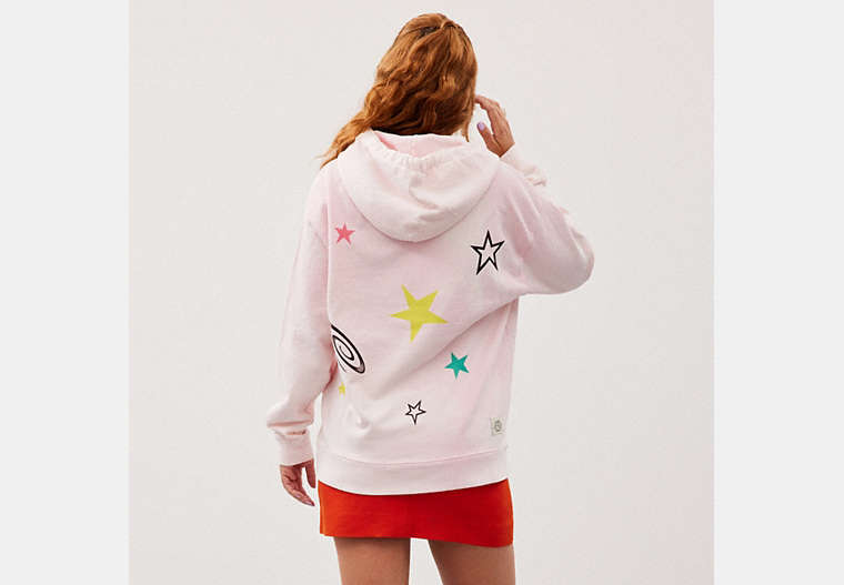 Hoodie With Floated Here To See You Print
