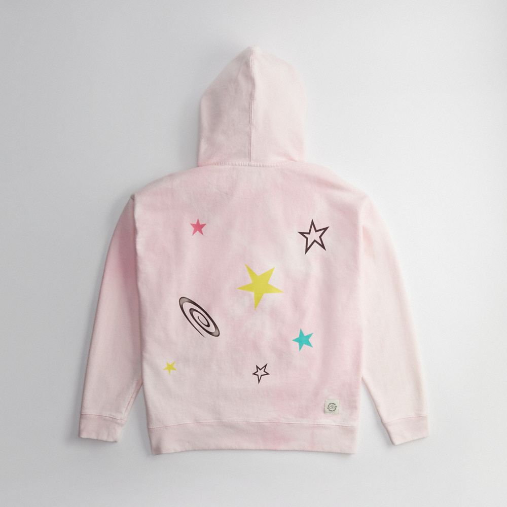 Hoodie With Floated Here To See You Print