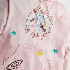 Hoodie With Floated Here To See You Print