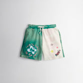 Sweat Shorts With Floating Butterfly Print